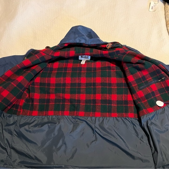 Vtg Blue Woolrich Parka, Size XXL Wool Blanket Lined Field Jacket, Outdoors - Picture 8 of 11